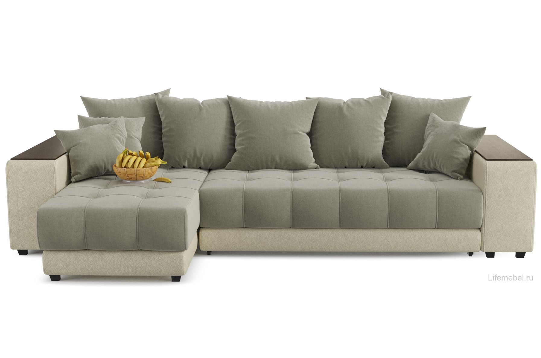 Диван угловой Кендрик левый brown 1