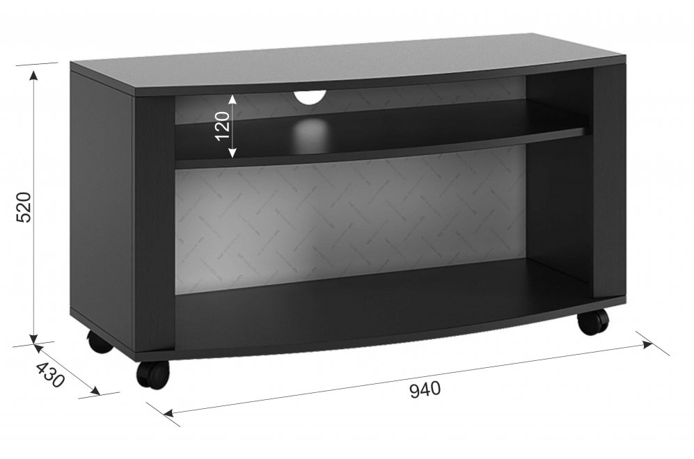 ТВ-тумба Мини 2 венге ТВ-тумба Мини 2 венге