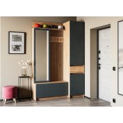 дуб крафт золотой / серый графит