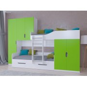 белый / салатовый