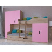 дуб сонома / розовый