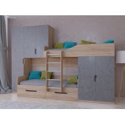 дуб сонома / железный камень