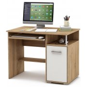 дуб сонома / белый