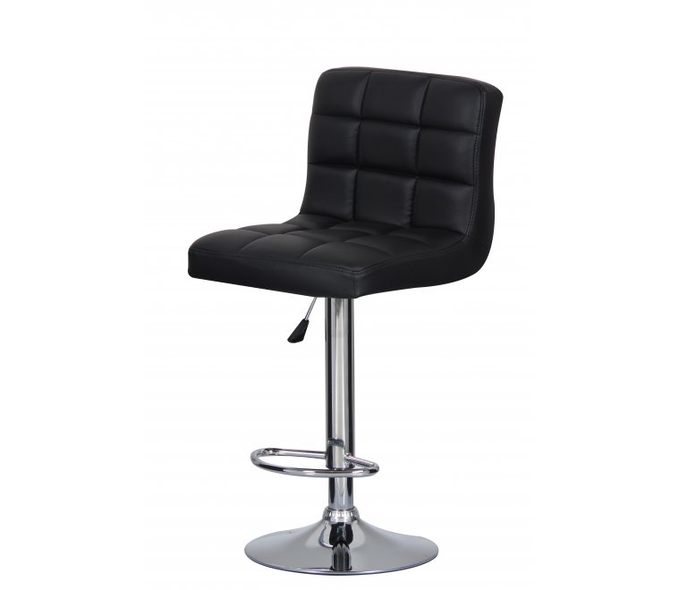 Барный стул Kruger T-808H-1 black leather Барный стул Kruger T-808H-1 black leather