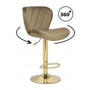 темно-бежевый велюр