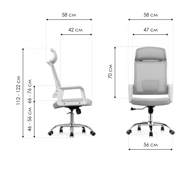 Компьютерное кресло Klit light gray Компьютерное кресло Klit light gray