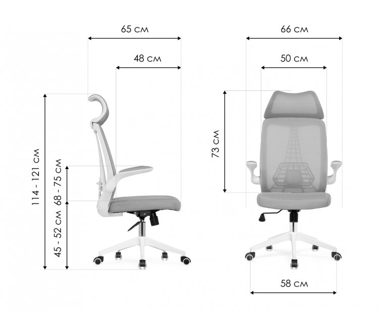 Компьютерное кресло Lokus dark gray Компьютерное кресло Lokus dark gray