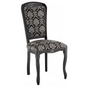 патина серебро / черная ткань