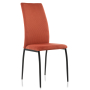 Стул Tod red / black красный вельвет