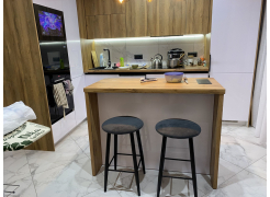 Полубарный стул Гангток крутящийся изумруд / черный матовый фото покупателя 9