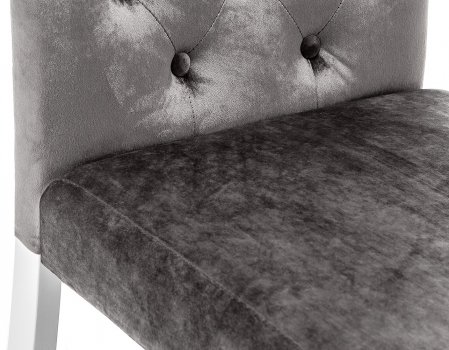 Стул Amelia white / fabric grey