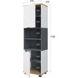 Комплект детской мебели Скайлайт комплектация 2