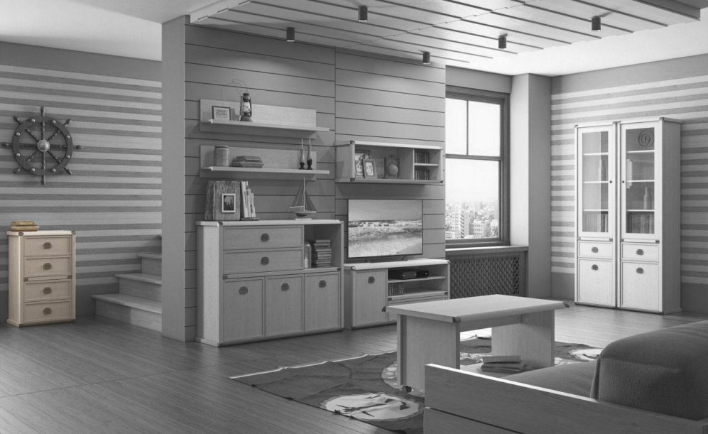 Комод Magellan 4S/50 сосна винтаж