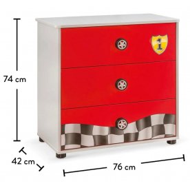 Комод детский Race Сup