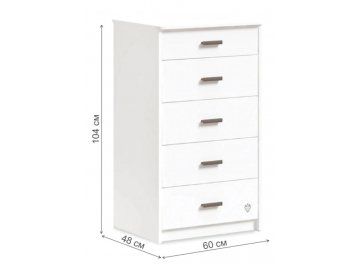 Комод детский White