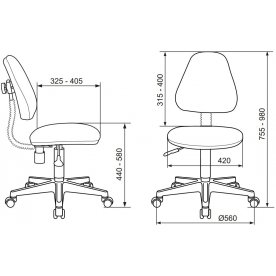Компьютерное кресто Бюрократ KD-4