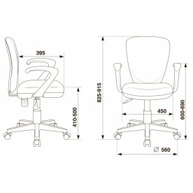 Компьютерное кресло Бюрократ KD-W10AXSN/26-22