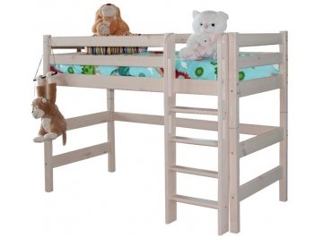 Кровать-чердак Соня с прямой лестницей вариант 5
