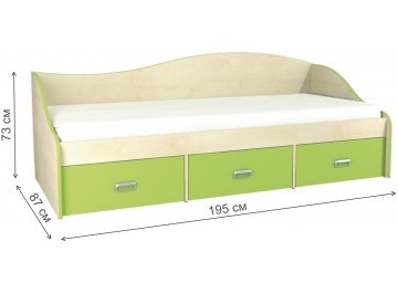 Подростковая кровать Комби
