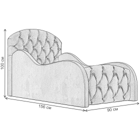 Кровать Майя Люкс 70х140