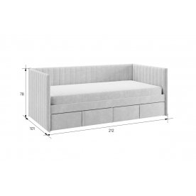 Детские кровати Твикс (Софа) 90х200