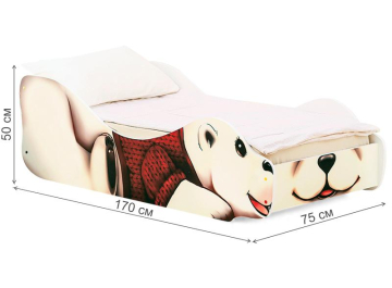 Подростковая кровать Мишка Умка