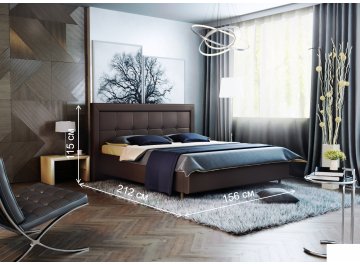 Полутораспальная кровать Афродита-8-1