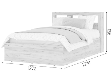 Полутораспальная кровать Канио