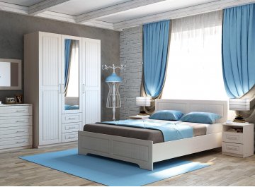 Полутораспальная кровать Кантри