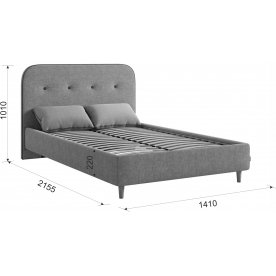 Полутораспальная кровать Лео