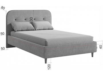 Полутораспальная кровать Лео