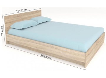 Полутораспальная кровать Марина