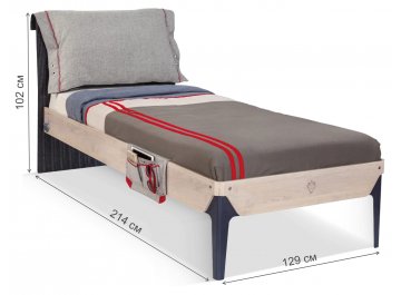 Полутораспальная кровать Trio