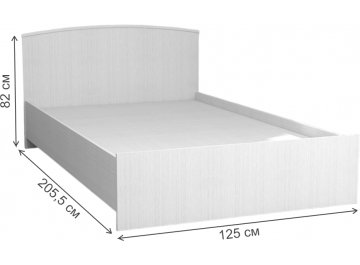 Полутораспальная кровать 32