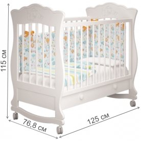 Кроватка Елена 1 с ящиком