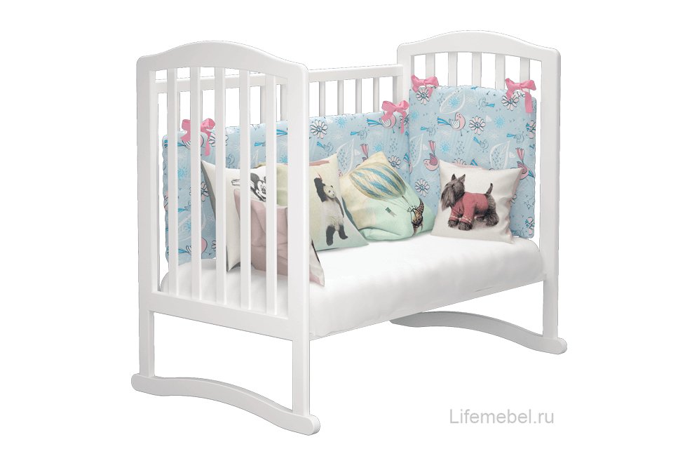 Кроватка Пикколо белый