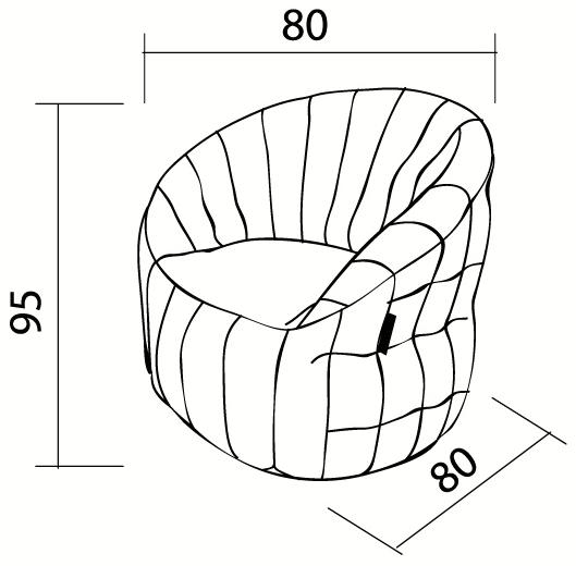 Пуф Австралия violet
