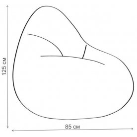 Пуф-мешок Square XL