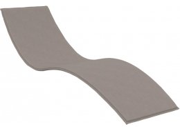 Матрас для шезлонга Slim светло-коричневый