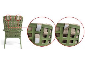 Подушка-подголовник для лаунж кресла Folio