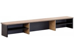 Надстройка к письменному столу Black L черная / тис