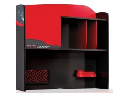 Надстройка к письменному столу Champion Racer красная / черная