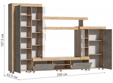Готовая гостиная Аллегро вариант №1