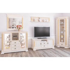 Гостиная Афина крем / патина комплектация 2