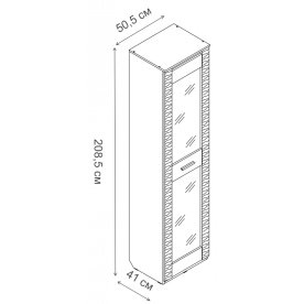 Модульная гостиная Элана комплектация 7