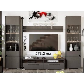 Модульная гостиная Наоми комплектация 6