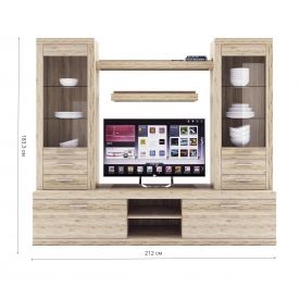 Модульная гостиная Oskar комплектация 12