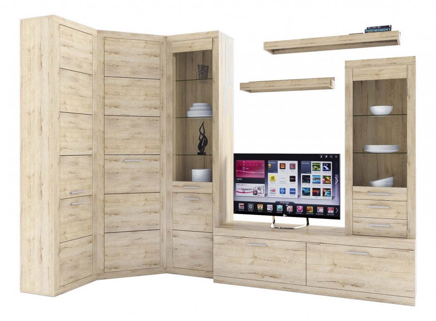 Гостиная Oskar комплектация 14 дуб санремо