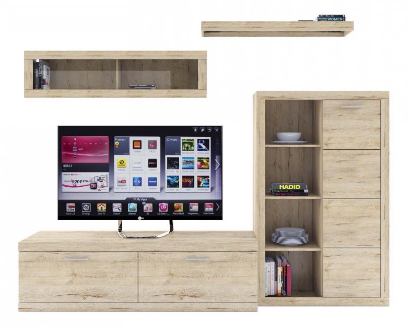 Гостиная Oskar комплектация 17 дуб санремо