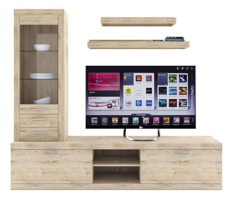 Гостиная Oskar комплектация 3 дуб санремо